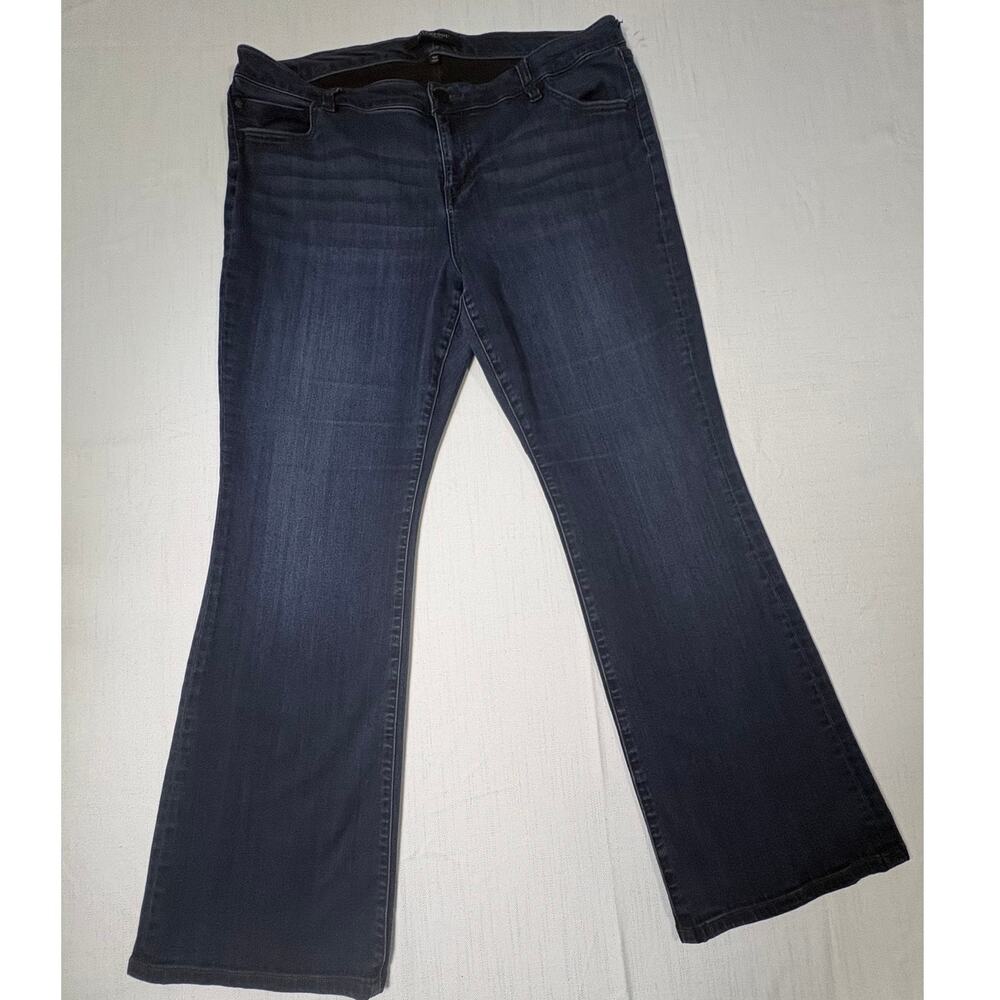 Ladies dark wash Liverpool Los Angeles bootcut jeans 18
